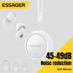Essager Silicone EarPlugs Sleeping Noise Cancelling Reusable Ear Plug (New)