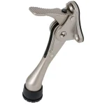 Door Stopper Heavy Duty Mute Zinc Alloy Door Stops with Non Slip Rubber Tip (New)