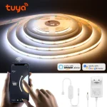 Tuya Smart WiFi Switch COB CCT LED Strip Light 3M 5M 24V Power (New)