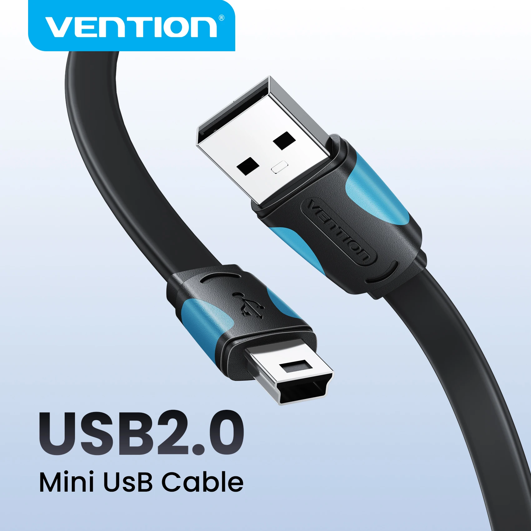 Se4e7fe14654240b992a950efebc174bej Vention Mini USB Cable Fast Charging USB to Mini USB (New) - Image 1