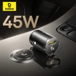 Baseus 45W Mini Car Charger UFCS PPS QC PD Fast Charging For Tablets (New)