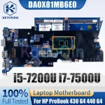 HP ProBook 430 G4 440 G4 Notebook Mainboard DA0X81MB6E0 (New)