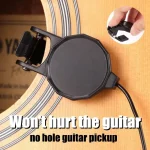 Length 3M Audio Jack Clip on Pickup for Acoustic GuitarMandolinBouzoukiViolinBanjoUkulele Sound Pickup Transducer (New)