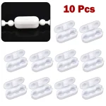 10 Plastic Roller Blinds Pull Cord Connector Curtain Chain Connector For Vertical Blinds (New)