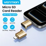 Vention USB C Micro SD Card Reader USB 3 TF (New)