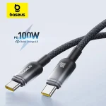 Baseus 100W USB C Cable For IPhone 17 16 15 Pro Max Type (New)