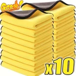 3 5 10 Car Wash Microfiber Towel 30*30CMCar Cleaning Drying Cloth Care Cloth Car Wash (New)