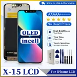 IPhone XS MAX Screen New AAA+ OLED For iPhone X XR XS MAX LCD Display 3D Touch Screen Digitizer For iPhone 11 Pro 12 Pro Max 13 Mini 15 14 Pro LCD (New)