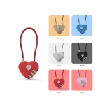 Love Lock Wedding Lock Heart Love Combination Lock School Bag Backpack Trolley Box (New)