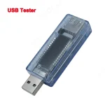 USB Tester Current Voltage Charger Capacity Tester Volt Current Voltage Meter Time Display (New)