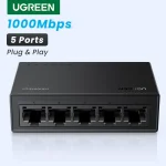 UGREEN Ethernet Switch 1000Mbps Mini Network Expansion 5 Ports All Gigabit for Router (New)