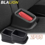 BLALION 2 Car Seat Belt Slot Fixer Safety Belts Lock Buckle Fixing Anti Slip (New)