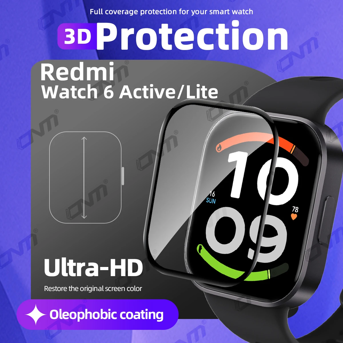 Se8cd6e8270ad4727b1eb59b74564d6c8r Screen Protector Xiaomi Redmi Watch 6 Active / Lite (New) - Image 1
