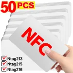 Matte Blank Keycard Blank NFC Cards Ntag216 Ntag215 Ntag213 White (New)