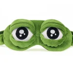 3D Sad Frog Sleep Mask Natural Sleeping Eyeshade Cover Shade Eye Patch Women (New)