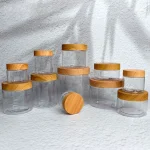 Face Cream Storage Jar Plastic Jars Round Clear Cosmetic Container with Lids, Eternal (New)