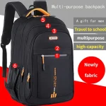 Spring Backpack Male Leisure Business Travel Backpack Large Capacity Junior High School (New)