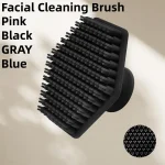 Hot sales Facial Cleansing Silicone Brush Scrub Exfoliating Unisex Beard Brush Massage (New)