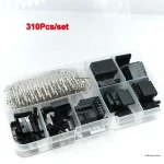 310 set 2.54mm Male Female Dupont Wire Jumper Line Cable 1 2 3 4 5 6 8 Pin Header Connector Housing (New)