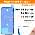 5 Waterproof Sticker for iPhone 16 15 14 Pro Max Plus Back Adhesive (New)