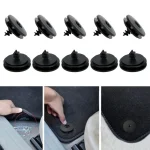 10 Universal Car Floor Mat Clips Retention Holders Grips Carpet Fixing Clamps Buckles (New)