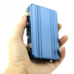 Aluminum Storage Box Business ID Credit Card Holder Mini Suitcase Bank Card (New)