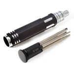 Universal 4 in 1 Metal Hex Screwdriver Set 1.5 2.0 2.5 3.0mm  Professional Repair Tool for RC Drone, (New)