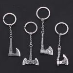 Skyrim 3D Slavic Perun Axe Pendant Key Chain Viking Thor Hammer Charm Odins (New)