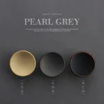 2 Modern Simple Round Knob Drawer Knob Zinc Alloy Cupboard Wardrobe Dresser Closet (New)