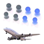 1 Pair Earplugs Pressure Equalization Flight Noise Reduction Sleep Soundproof Noise Cancel Multifuntional (New)