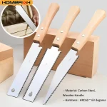 Japanese Style Hand Saw Single Double Sided Fine Tooth Wood Saw SK5 Steel Flexible (New)