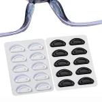 5pairs Eyeglasses Anti Slip Nose Pads Soft Silicone Adhesive Glasses Nose Pads for (New)