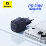 Baseus 20W Phone Charger GaN USB C Charger PD3.0 QC Fast Charging For (New)