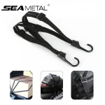 SEAMETAL Universal 60cm Motorcycle Luggage Strap Moto Helmet Gears Fixed Elastic Buckle Rope (New)