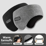 Winter Warm Earmuffs Anti Cold Knitted Plush Headband Ear Covers Outdoor Cycling Ski (New)