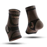 46024 piece Copper Ankle Brace,Infused Ankle Support Compression Sleeve for Men Women,for Foot (New)