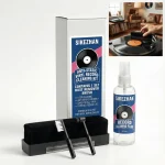 SIKEZHAN Cleaning preparations Record Cleaner Kit with 65ml Spray,Anti Static Velvet Brush&Stylus Tools for (New)