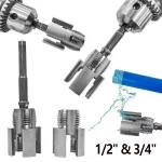 1 2" 3 4" for Male Female Threads Hand Tap & Die Set PPR Pipe Threading (New)