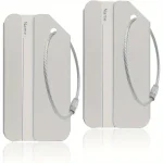 5 Aluminum Luggage Tags Durable Travel Baggage Identifier with Secure Holder By Ovener (New)