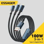 Essager 100W 7A USB Type C Fast Charger Cable 3 (New)