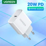 UGREEN Quick Charge 4 3 QC PD Charger 20W QC4.0 QC3.0 USB Type (New)