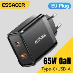 Essager 65W GaN Charger Quick Charge Type C QC4.0 Charger (New)