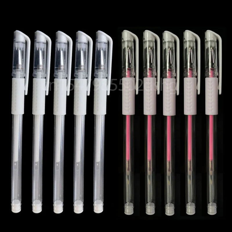 Sef04b79de53b4d319a9e7081b116008ay 10 Pink White Brow Pen Skin Pen Waterproof Eyebrow Lip Tatoo Gel Marker (New) - Image 1