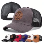 Summer Mesh Baseball Cap Women Men ENJOY LIFE Letter Patch Snapback Hat Casual (New)