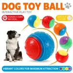 6 Squeaky Balls Toys Dogs Interactive Toys TPR Dog Chew Toy for Dog (New)