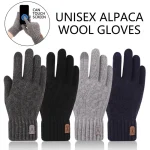 4colors Winter Warm Gloves Touchscreen Unisex Knit Finger Gloves Machine Washable Ideal for (New)