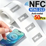 NFC Tag Sticker Ntag213 Adhesive Blank NFC Sticker Chip Rewritable (New)