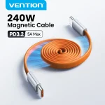 Vention 240W Magnetic USB C Cable Type C to Type (New)