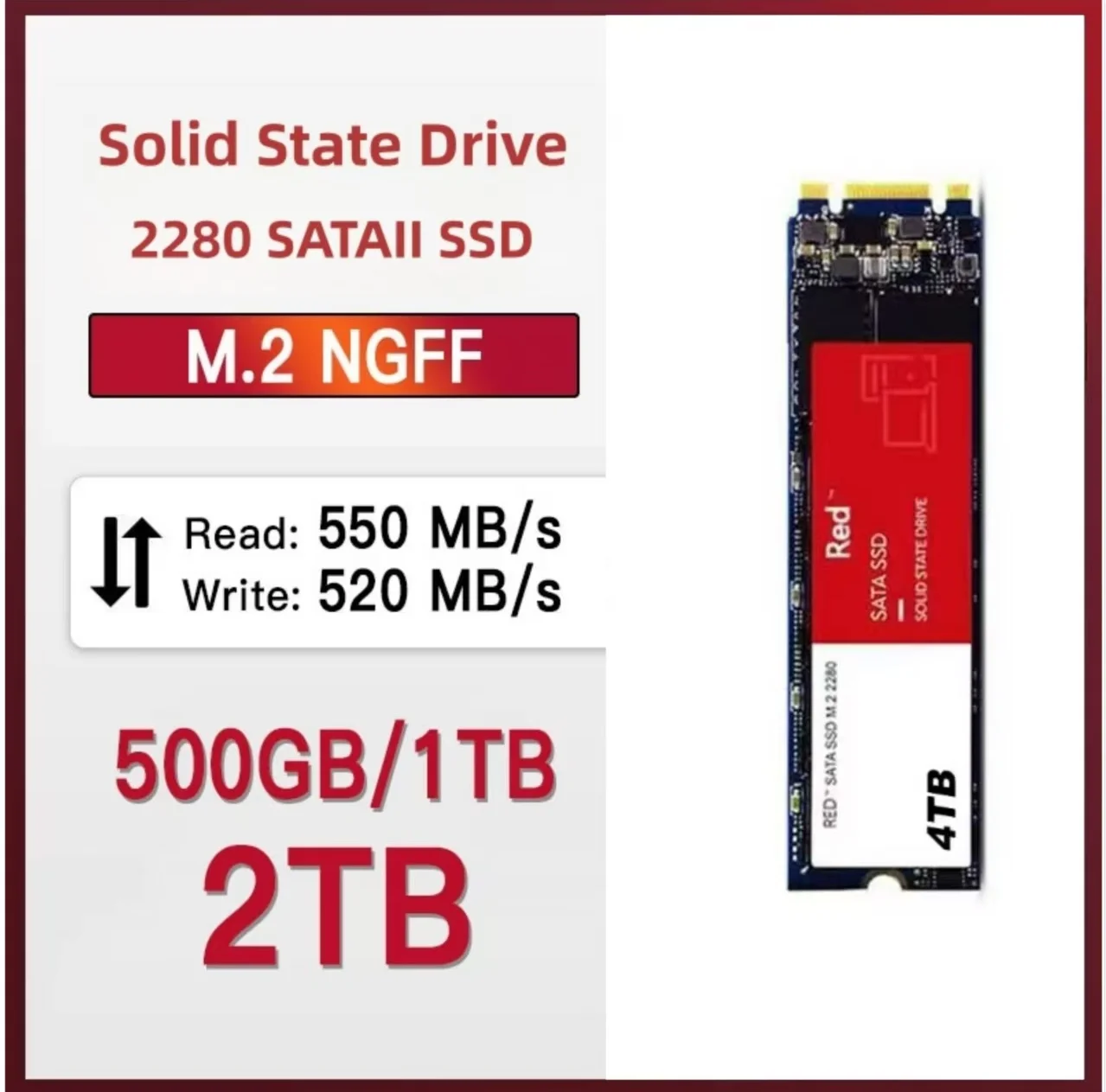 Seff8cb53f0914662a5ac29290ef9f9b1d.webp SSD 2.5 SATA Hard Drive SSD 2.5 inch 500GB SATA 1tb (New) - Image 1