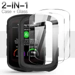 2-IN-1 Case Tempered Glass Garmin Edge 540 / (New)